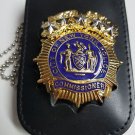 NYPD-Style Commissioner Shield/ID Card Neck Holder (Badge/ID Card Not Included) NYPD-Style Commissioner Shield/ID Card Neck Holder (Badge/ID Card Not Included)