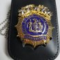NYPD-Style Commissioner Shield/ID Card Neck Holder (Badge/ID Card Not Included)