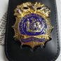 NYPD-Style Chief of Detectives Shield/ID Card Neck Holder  Badge/ID Not Included