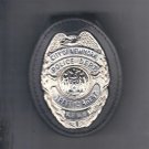 NYPD-Style Traffic Agent Teardrop Badge Cut-Out Belt Clip (Badge Not Included)