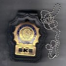 Paterson Police (NJ) Detective Badge Neck Hanger/Belt Clip (Badge Not Included)