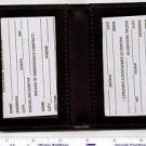 Dual ID Window Leather Wallet