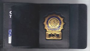 Paterson Police (NJ) Detective Badge Shield/ID Wallet (Badge Not Included