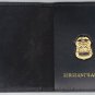 NYPD-Style Sergeant's Aunt Mini Book Wallet with Blue Letter Mini included