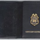 Federal Reserve Police Officer's Husband Wallet with Antique Mini Badge included Federal Reserve Police Officer's Husband Wallet with Antique Mini Badge included
