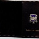 NYPD-Officer's Family Member Mini Wallet (with raised letter PBA mini included)