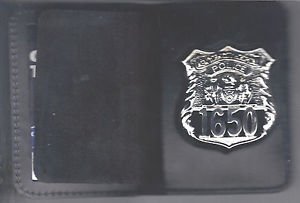 NYC Hospital Police Officer Style Shield/ID Book Wallet Badge Not Included