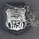 NYC Hospital Police Officer CutOut Neck Hanger with Chain - (Badge Not Included)