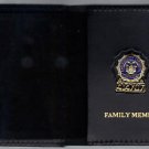 NYS EMT Detective Style Family Member Mini Badge Wallet (Mini badge included)