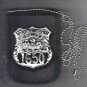 NYC Hospital Police Officer Shield/ID Neck Holder w/chain (Badge/ID Not Included