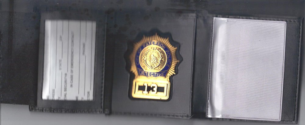 Paterson Police Detective Tri Fold Money Cc Wallet Badge Not Included