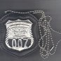 NYS TBTA Police Officer Cut-Out Neck Hanger/Belt Clip Combo (Badge Not Included)
