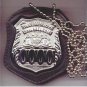 NYS Metro North Police Officer Neck Hanger/Belt Clip Combo (Badge Not Included)