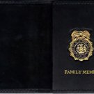 NYPD-Style Police Chief of Personnel Family Member Wallet (w/Mini badge included