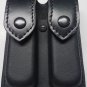 Leather Duty Dual Magazine Holster - Single Snap Closure