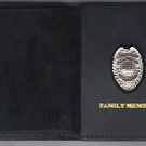 NYPD-Style-School Safety Family Member Badge Book Wallet (with # random Mini)
