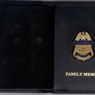 Customs/Border Inspection Officer Family Member Book Wallet (w/Mini badge)