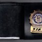 NYPD-Detective Style Badge Cut-Out Medium Money Wallet (Badge NOT Included)