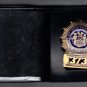 NYPD-Detective Style Badge Cut-Out Medium Money Wallet (Badge NOT Included)