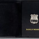 Nassau County Police (NY) Officer Family Member Book Wallet (w/Mini NCPD badge)