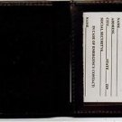 NYPD-Style Police Chaplain Family Member Book Wallet (w/Mini badge included)