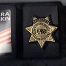 NYPD-Auxiliary Style Star Tri-Fold DL/Money/CC Wallet (badge NOT included) CT10 NYPD-Auxiliary Style Star Tri-Fold DL/Money/CC Wallet (badge NOT included) CT10
