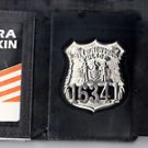 NYPD-Officer-Style Shield Tri-Fold DL/Money/CC Wallet (badge NOT included) CT10