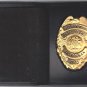 NYPD-Style-School Safety Teardrop Shield/ID Book Wallet (Badge Not Included)