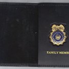 NYPD-Style Police Surgeon Family Member Book Wallet (w/Mini badge)