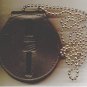 Round Generic Police or Fire Badge Belt Clip/Neck Hanger (Badges Not Included)