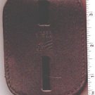 Generic Rectangle Police or Fire Badge Belt Clip (Badges Not Included)