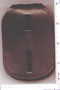 Generic Rectangle Police or Fire Badge Belt Clip (Badges Not Included)