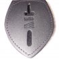 Generic Teardrop Police or Fire Badge Belt Clip (Badges Not Included)