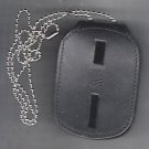 Generic Rectangle Police/Fire Badge Belt Clip/Neck Hanger (Badges Not Included)