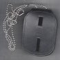 Generic Rectangle Police/Fire Badge Belt Clip/Neck Hanger (Badges Not Included)