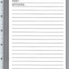 NYPD-Style 3 Pads of Tour Duty Paper for the Summons Book NYPD-Style 3 Pads of Tour Duty Paper for the Summons Book