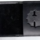 Generic Starburst Style Police/Fire Badge Cut-Out Wallet (badge NOT included)