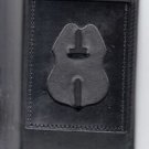 Old Style Customs Duty Flip Badge Cut-Out Dual ID Wallet (Badge/ID Not Included)
