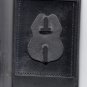 Old Style Customs Duty Flip Badge Cut-Out Dual ID Wallet (Badge/ID Not Included)