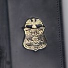 Paterson Police Detective Badge Wallet holds Dual ID Cards Badge/ID Not Included