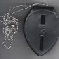 Large Generic Teardrop Police or Fire Badge Belt Clip/Neck Hanger (No Badges)