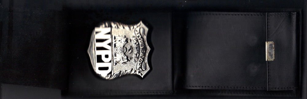 NYPD-Style-Officer Badge Shield/ID Billfold/Picture Wallet (Badge Not Included)
