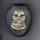Paterson Police (NJ) New Detective Badge Cut-Out Belt Clip (Badge Not Included)