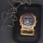 NYS Senior Court Officer Shield/ID Neck Hanger with Chain - (Badge Not Included)