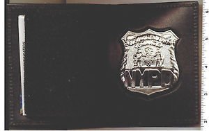 NYPD-Style-Officer Badge Shield/ID Medium Book Wallet (Badge Not Included) Cobra