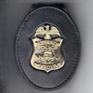Paterson Police (NJ) New Detective Badge Cut-Out Large Belt Clip (No Badge)