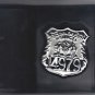 NYPD-Style-Officer Badge Cut-Out Shield/ID Hook/Loop Wallet (Badge Not Included)