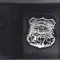 NYPD-Style-Officer Badge Cut-Out Shield/ID Hook/Loop Wallet (Badge Not Included)