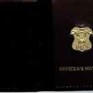 New Jersey P.B.A. Officer's Mother Wallet (Gold Plated Mini Badge Included)