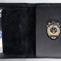 NYPD-Style-Captain Plain Mini Badge Wallet (mini Badge Included)